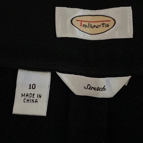 Talbots Vintage Women’s Black Stretch Pants size 10 - Picture 5 of 5